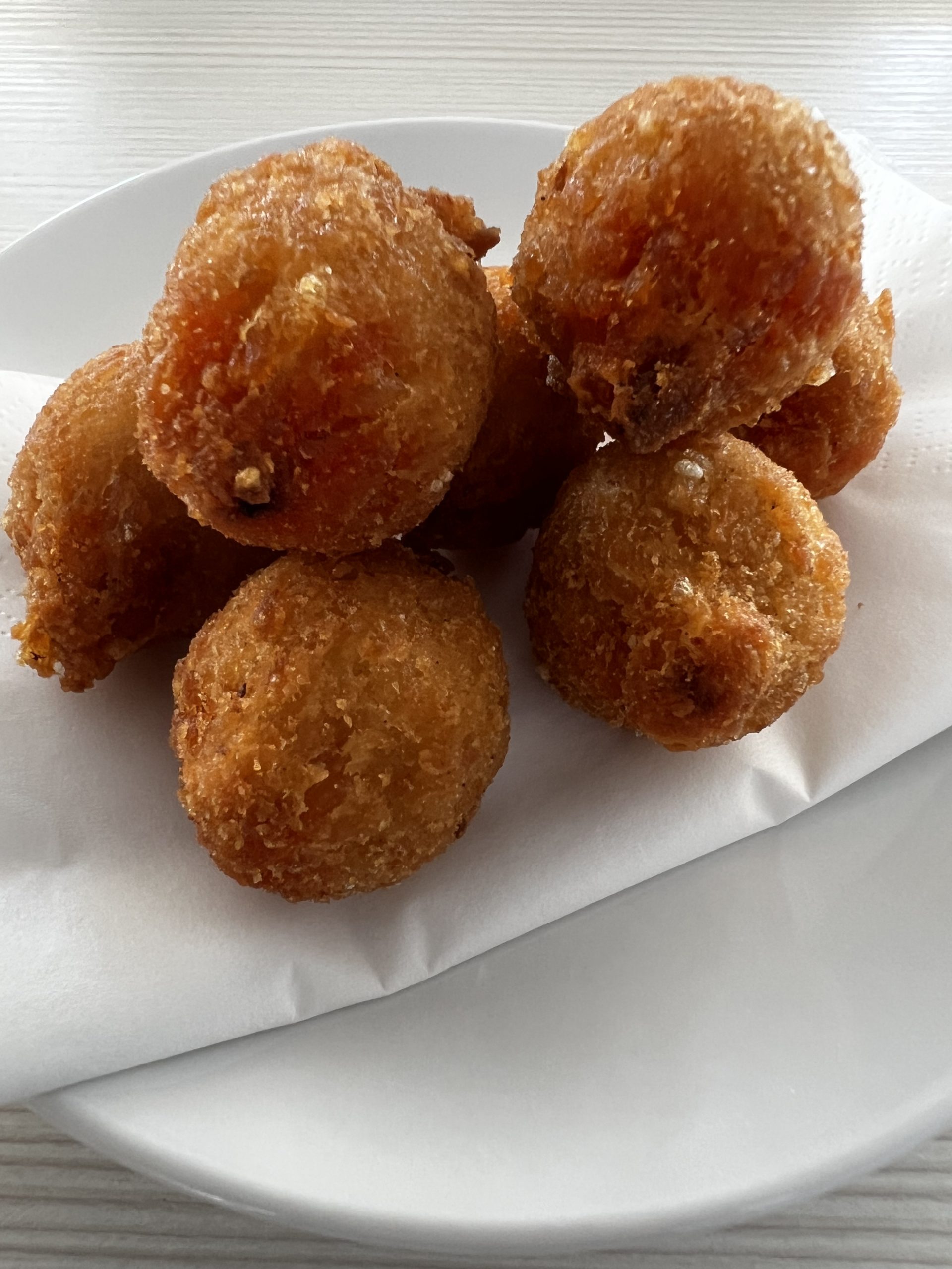 Arancini flavoured with 'nduja
