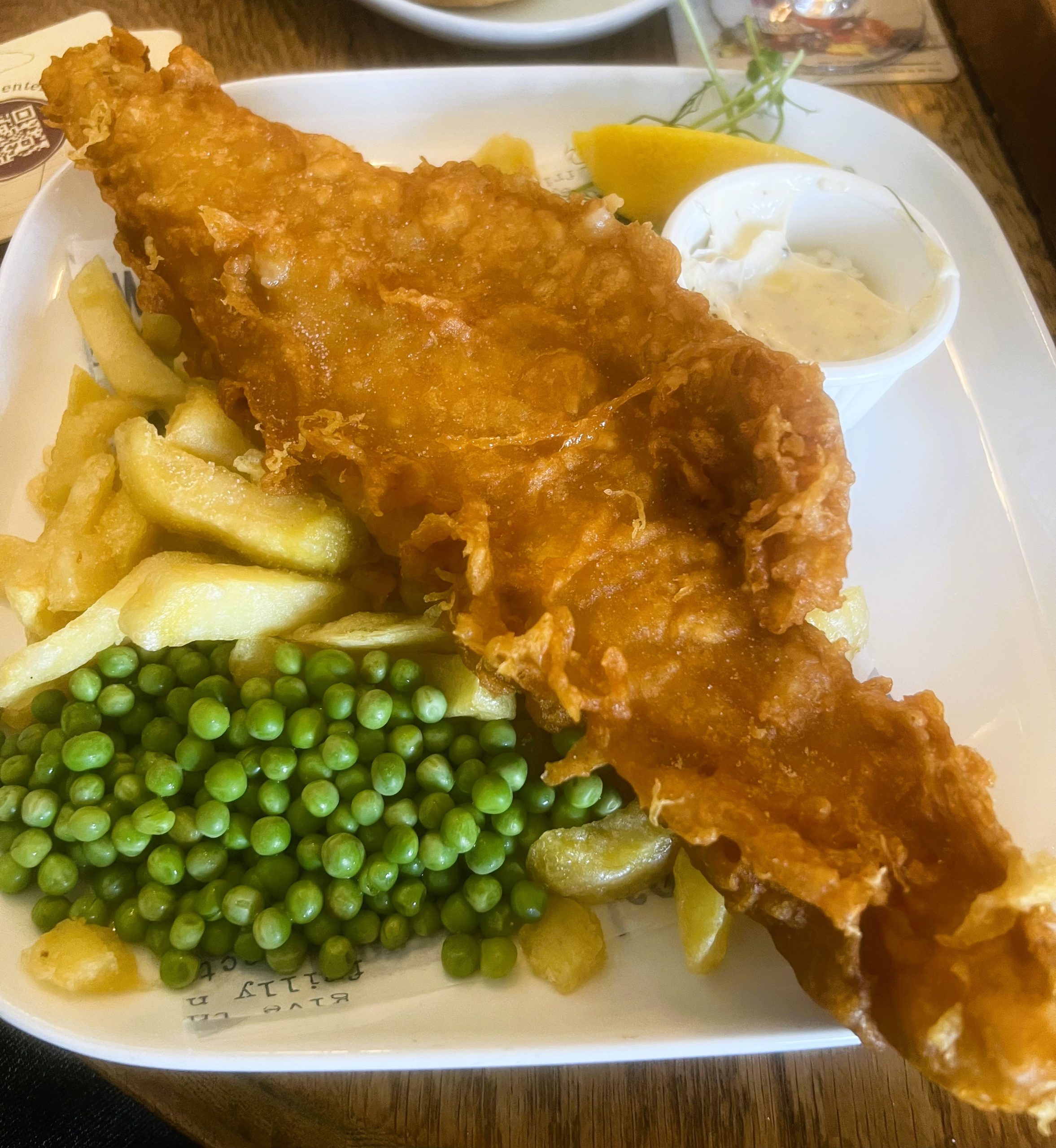 Fish and chips along the Cleveland way
