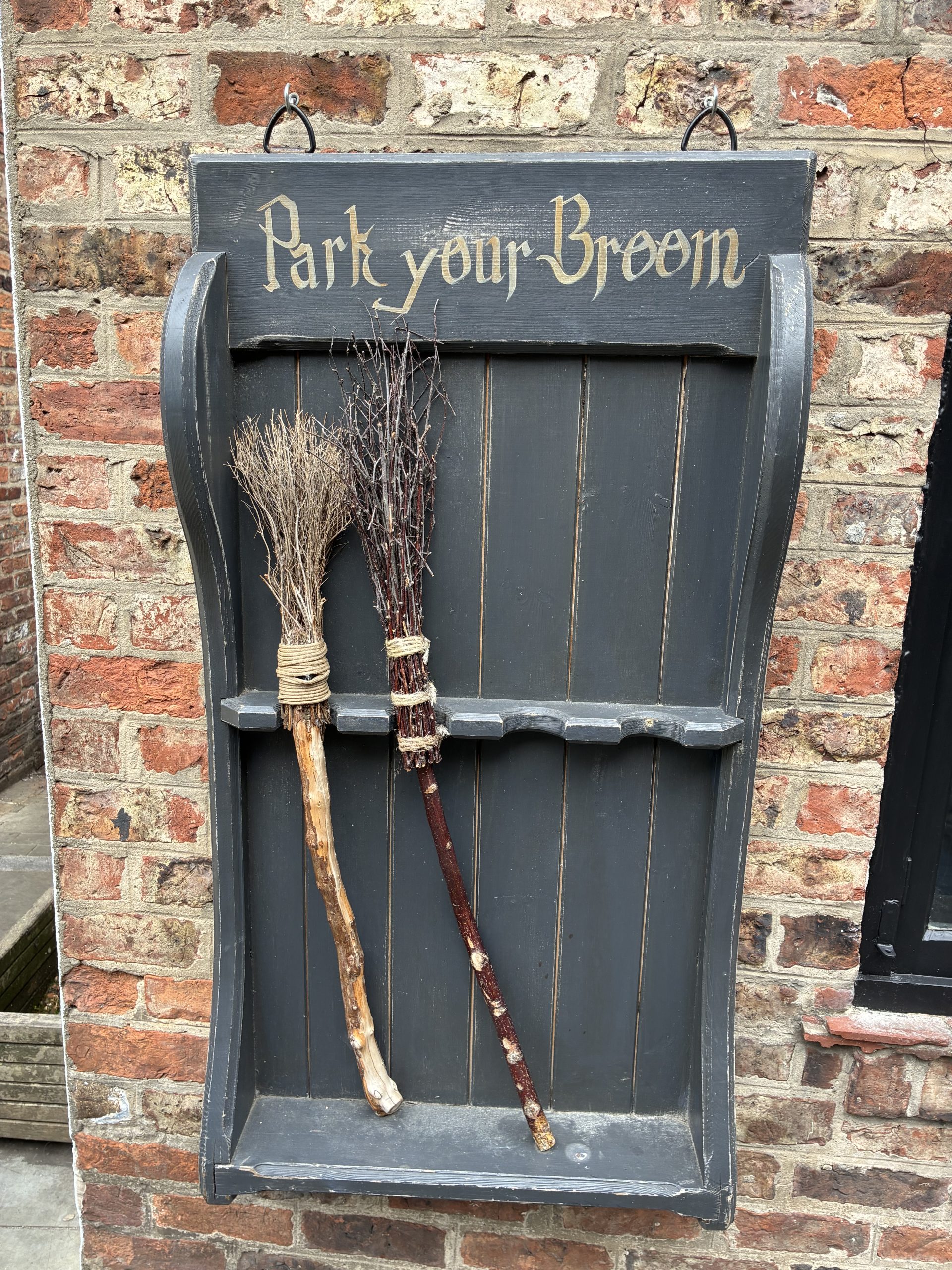 Harry potters broom cabinet